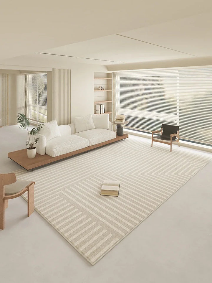 Rynx | Luxurious High-End Modern Style Large Living Room Rug Wabi-Sabi Style Coffee Table Rug Nordic Sofa Bedroom Rugs