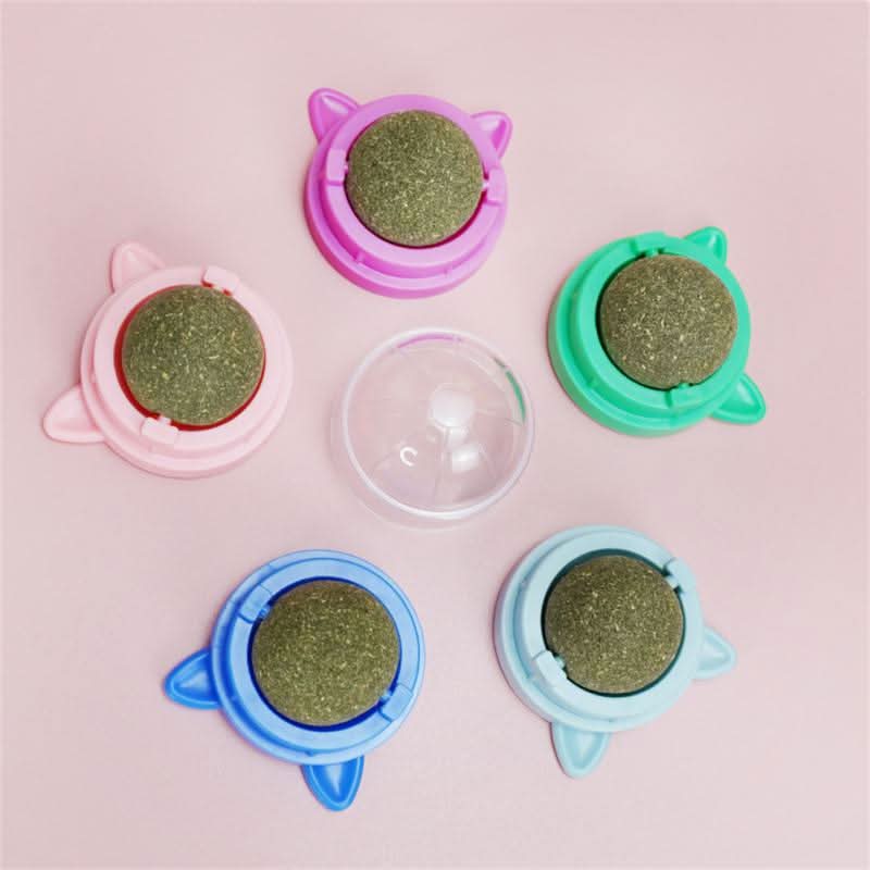 Lisslune | PURRFECT CATNIP TOY – Cat toy with mint & rotating ball for healthy teeth