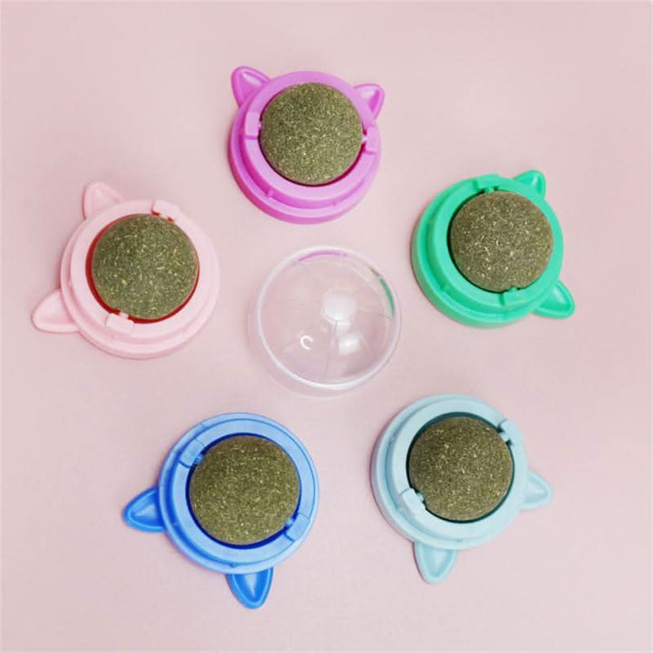 Lisslune | PURRFECT CATNIP TOY – Cat toy with mint & rotating ball for healthy teeth