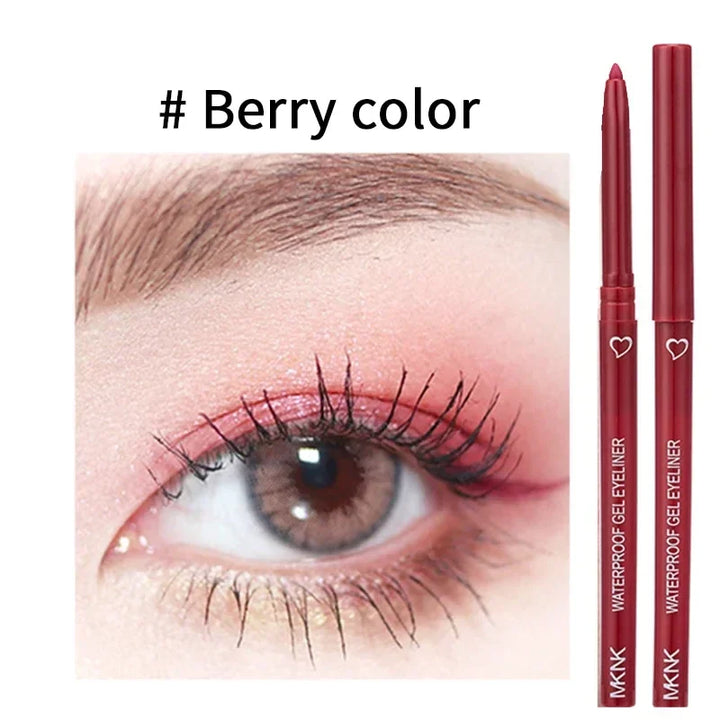 Rynx | Waterproof Eyeliner Gel Pencil Blue Brown Eyeliner Gentle Soft Easy to Wear Matte Concealer Pencil Long-lasting Eye Makeup Cosmetics
