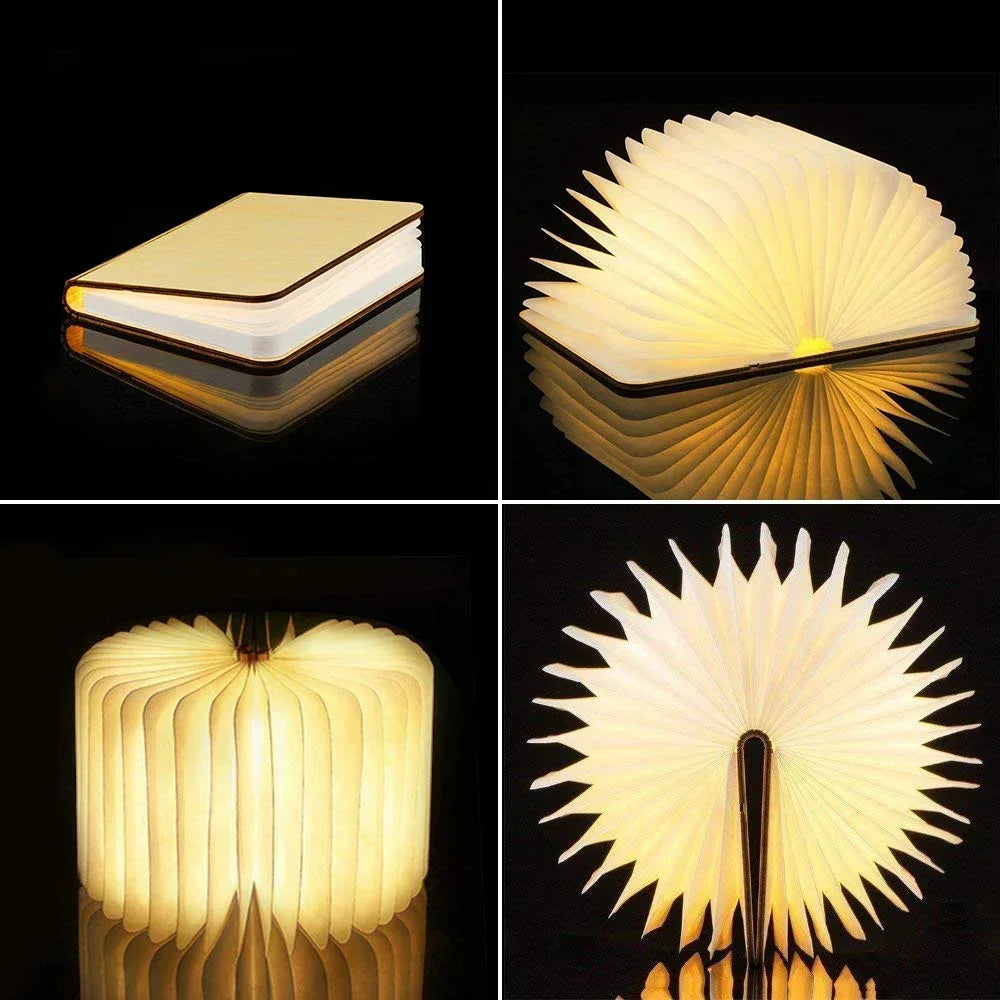 Lisslune | LumiFold elegant folding book lamp