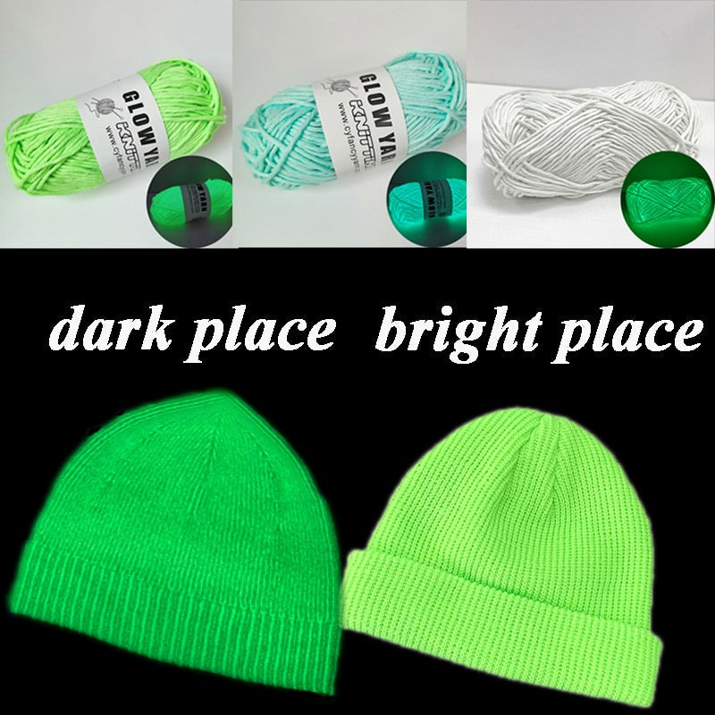 Lisslune | Sparkle Glow Luminous Knitting Yarn