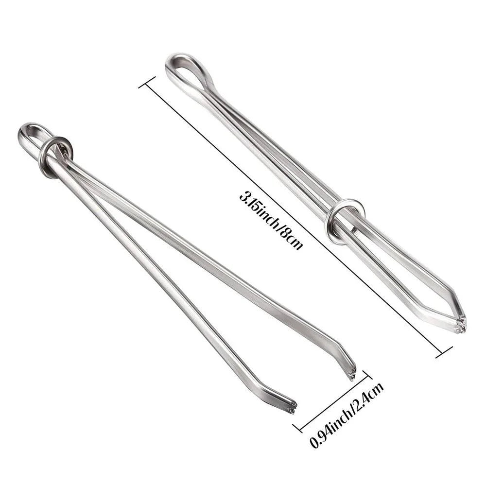 Lisslune | Sewing Revolution: Premium Stainless Steel Bodkin Threader with Elastic Clips