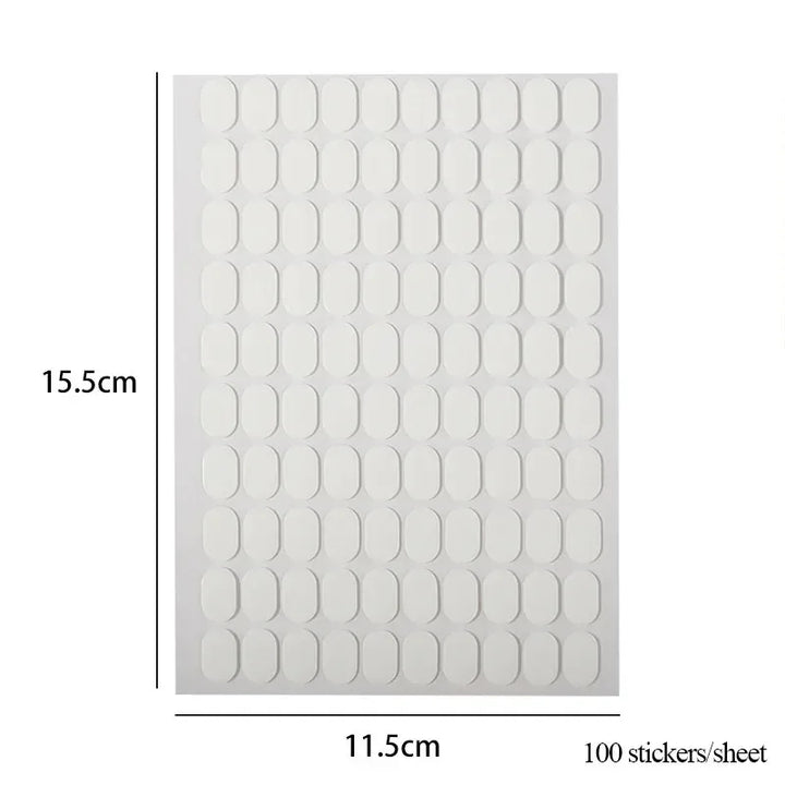 Rynx | Clearance Transparent Nails Double-Sided Glue Reusable Sticky Gel Nail Art Practice Stand Display Holder Manicure Tools