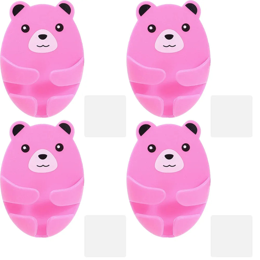 Lisslune | Bear Hug Self-Adhesive Wall Plug Holder