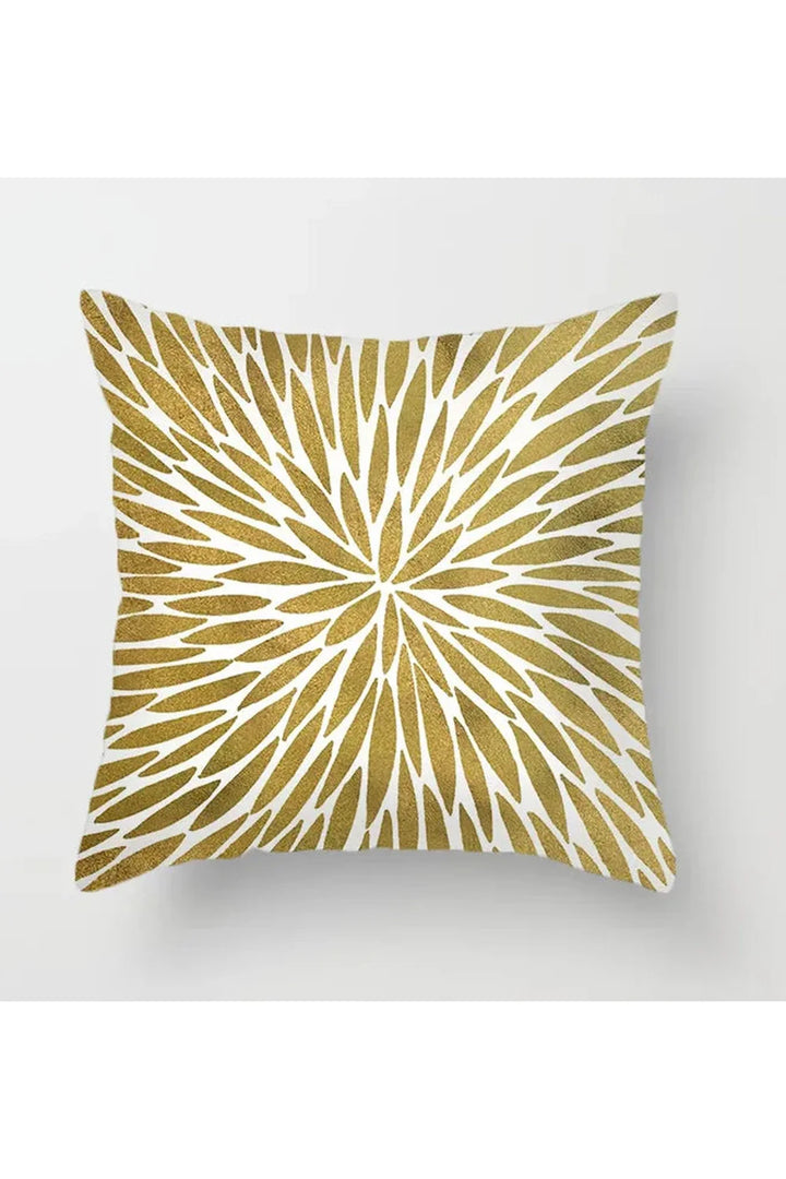 Lisslune | Yellow leaf polyester pillowcase