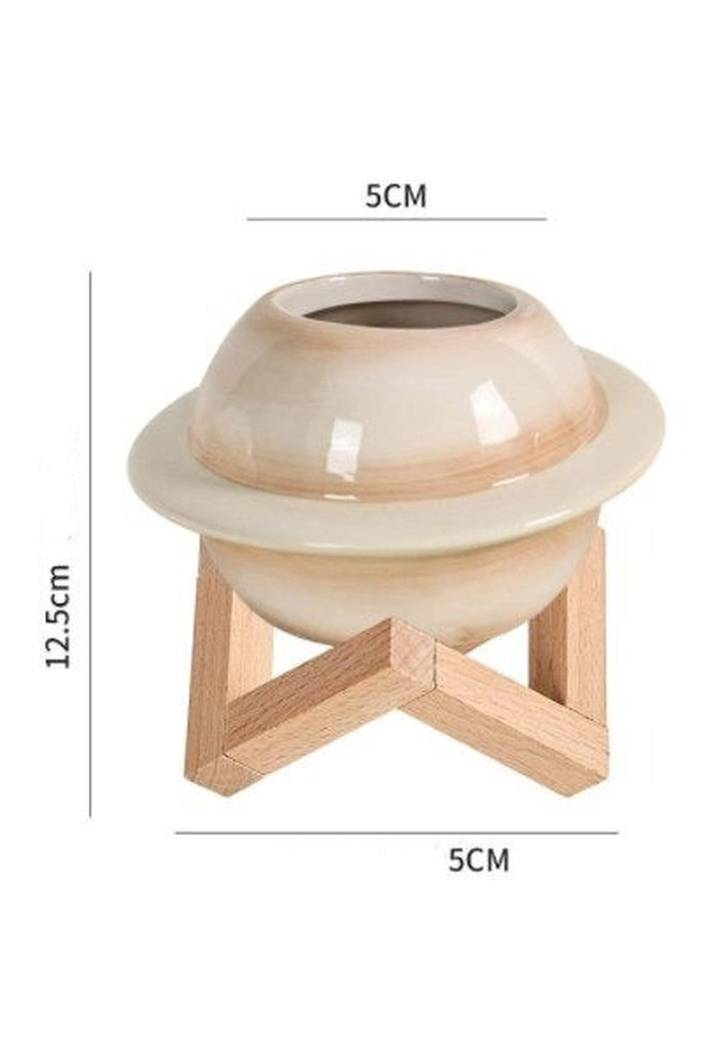 Lisslune | Motif ceramic pot for succulents