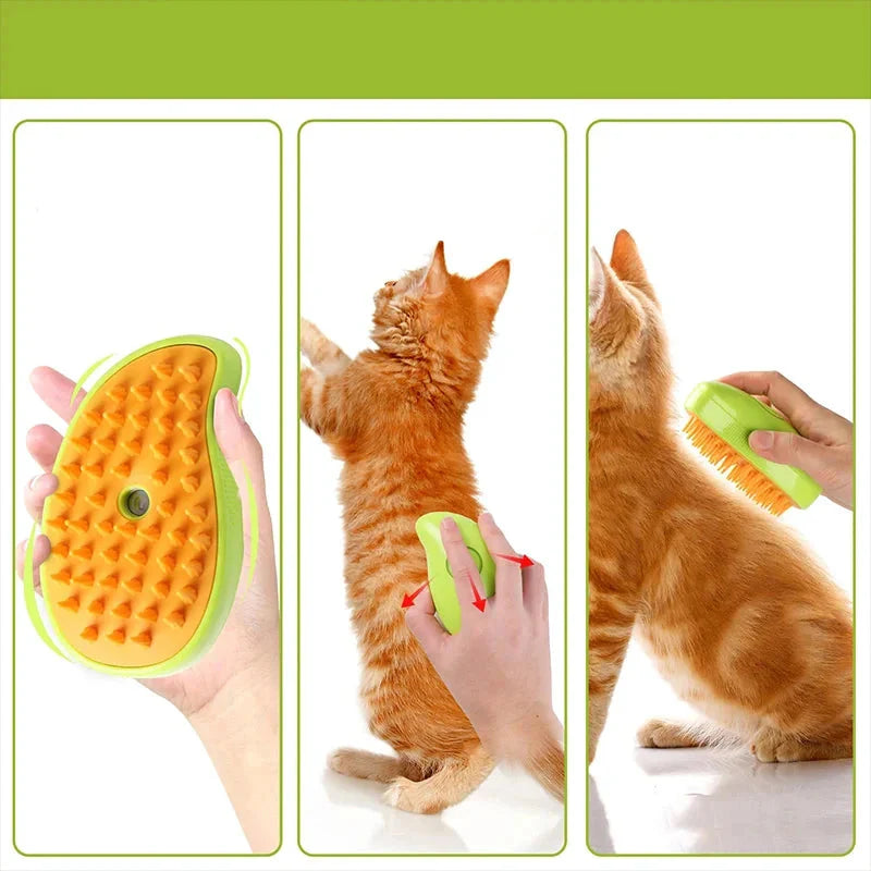 Lisslune | Cat fur care brush with water sprayer
