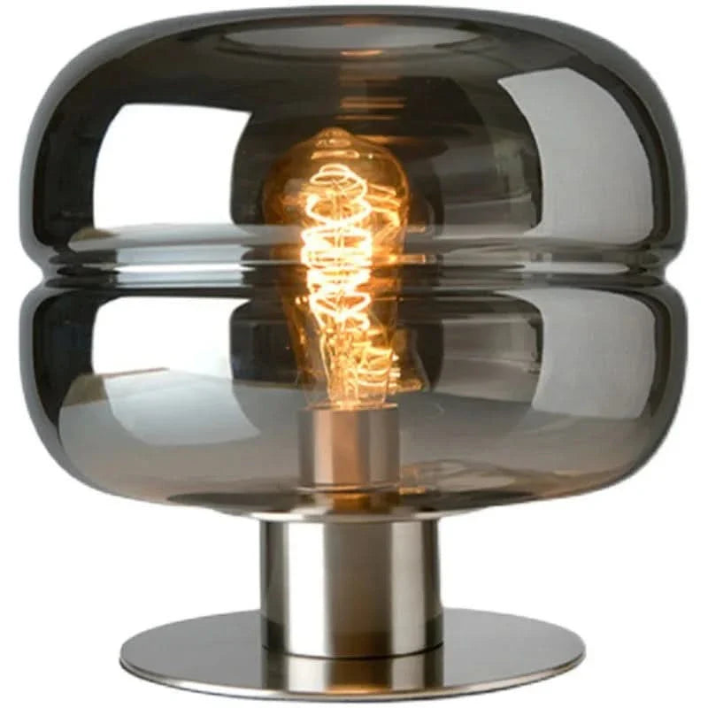 Lisslune | Scandinavian Glass Table Lamp – AuroraForm E27