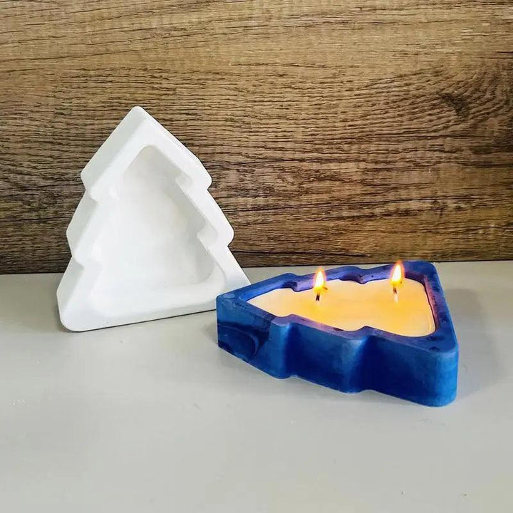 Lisslune | Festive Christmas Tree Silicone Mold for Candles and Ornaments