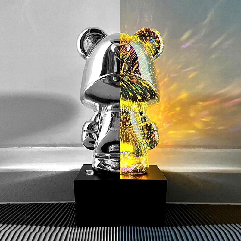 Lisslune | LED Bear Fireworks Night Lamp
