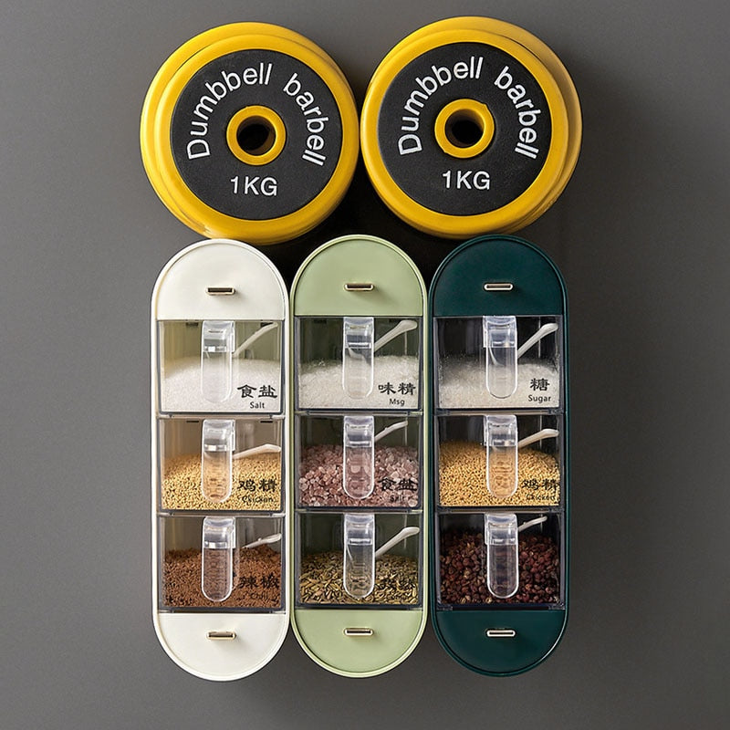 Lisslune | Kitchen Organizer Wall-Mounted Seasoning Station