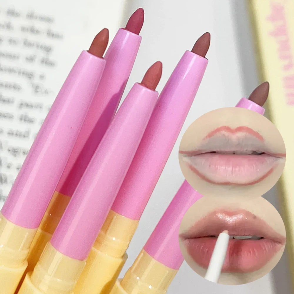 Rynx | Smooth Matte Lipstick Stick Long-Lasting Non-Fading Waterproof Non-Sticky Cup Contouring Lip Contouring Nude Lipstick Makeup
