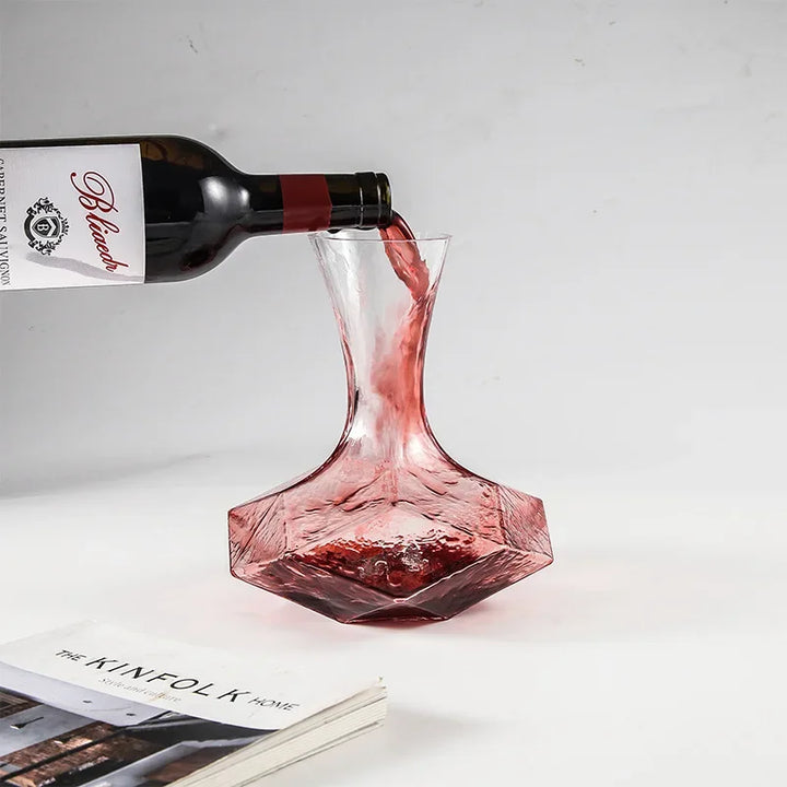 Lisslune | Irregular Crystal Glass Wine Decanter