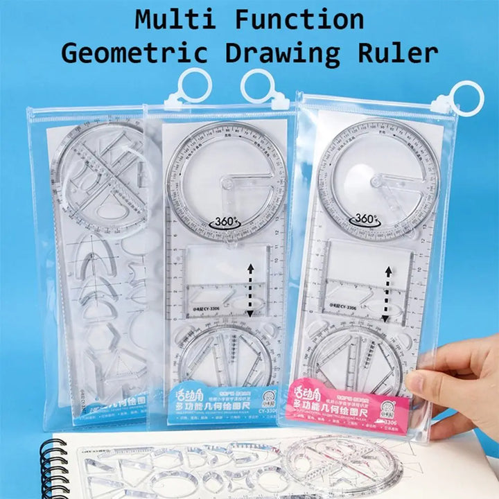 Lisslune | Math Genius Multi-Angle Drawing Precision Ruler