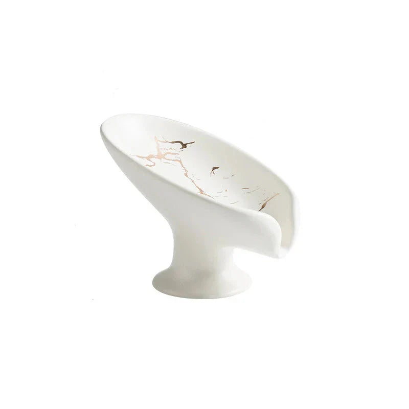 Lisslune | LuxeLeaf - Elegant leaf-shaped soap dish for the bathroom