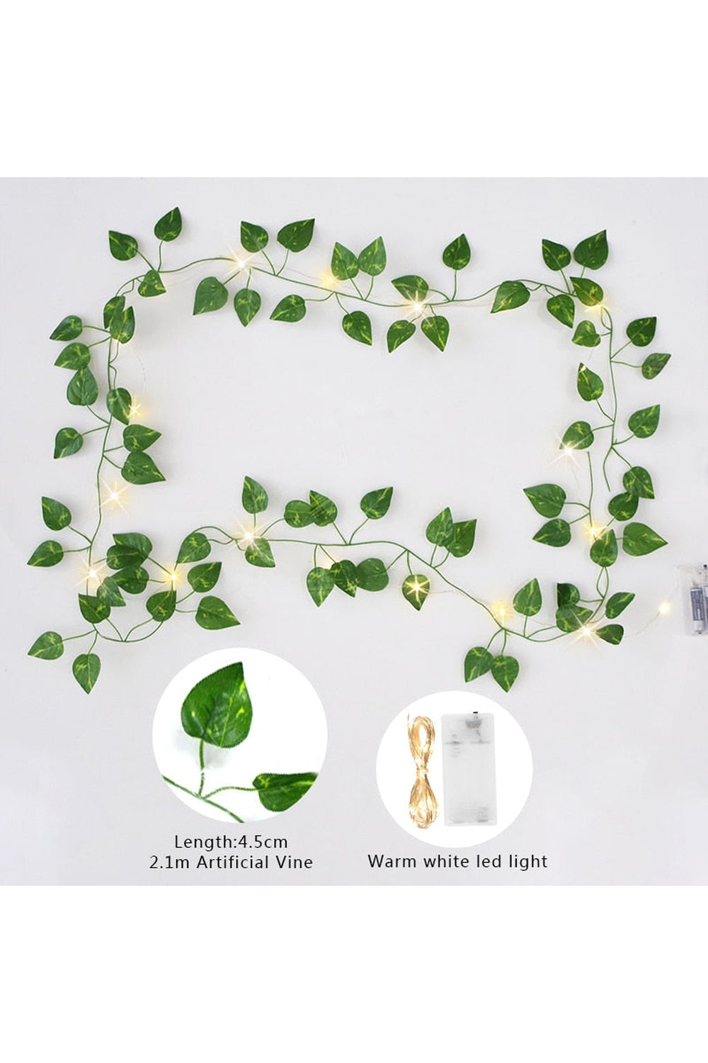 Lisslune | white rose light garland