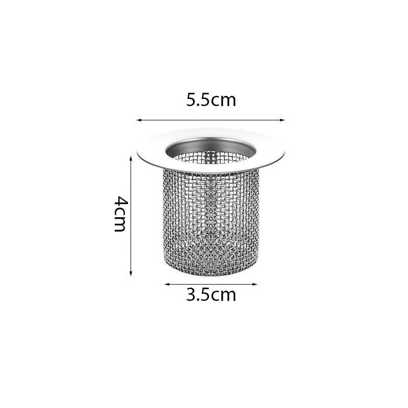 Lisslune | Premium Stainless Steel Sink Strainer with Superior Hair and Dirt Filtration Technology