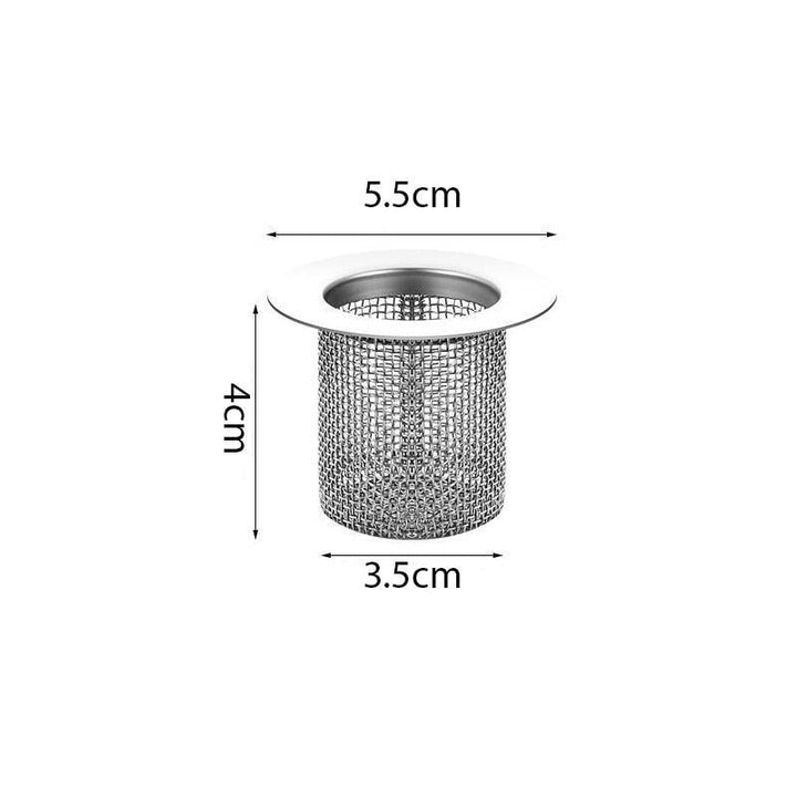 Lisslune | Premium Stainless Steel Sink Strainer with Superior Hair and Dirt Filtration Technology