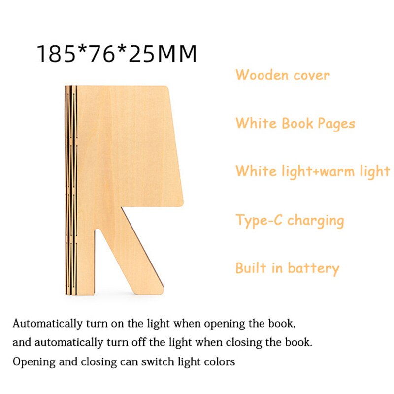 Lisslune | Story Time LED Foldable Book Light Decor