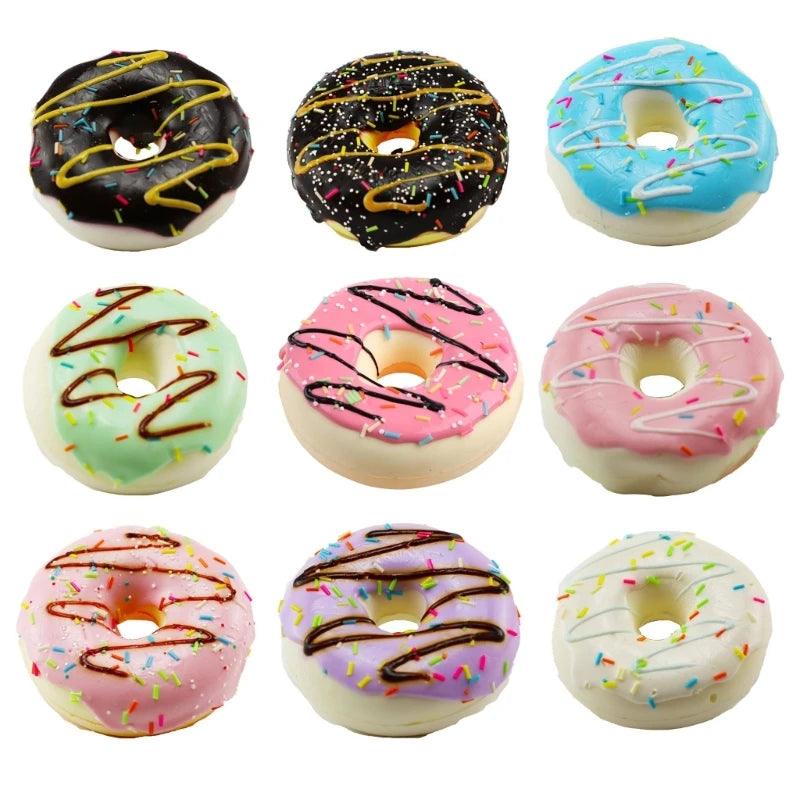 Lisslune | Realistic PU Artificial Donut Simulation for Photography and Stress Relief - Perfect Fun Prop for DropShipping