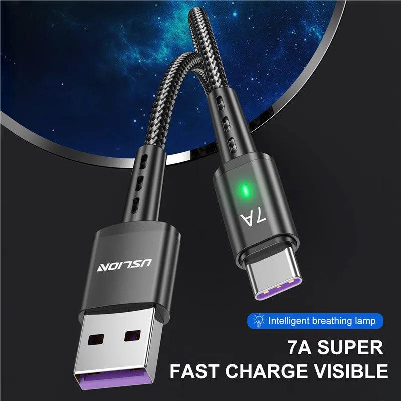Lisslune | Ultra-fast USB C charging and data transfer cable for MacBook, Xiaomi, Samsung, Huawei - Reliable performance and compatibility