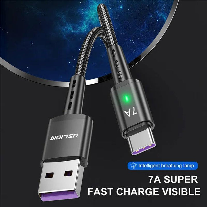 Lisslune | Ultra-fast USB C charging and data transfer cable for MacBook, Xiaomi, Samsung, Huawei - Reliable performance and compatibility