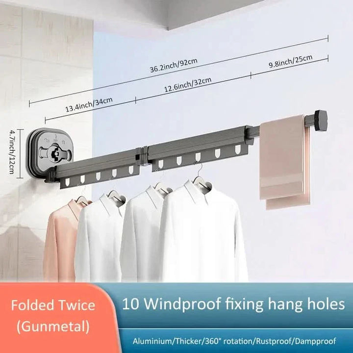 Lisslune | WandLuft Flex – Folding Clothes Dryer for Space-Saving Drying