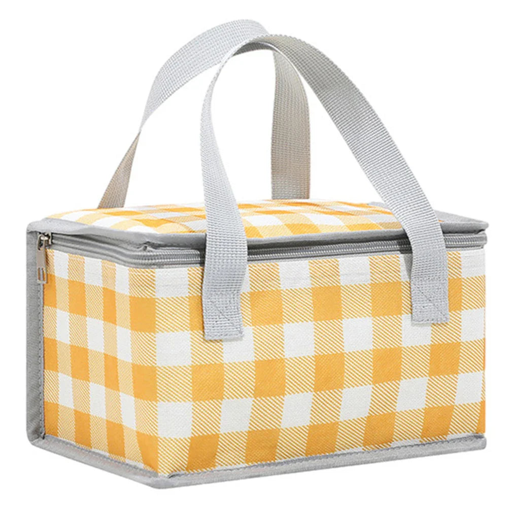 Rynx | Portable Lunch Cooler Bag Foldable Insulation Picnic Ice Pack Food Thermos Bag Beverage Carrier Insulated Bags Food Delivery Bag