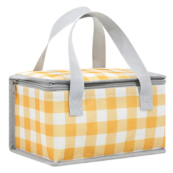 Rynx | Portable Lunch Cooler Bag Foldable Insulation Picnic Ice Pack Food Thermos Bag Beverage Carrier Insulated Bags Food Delivery Bag