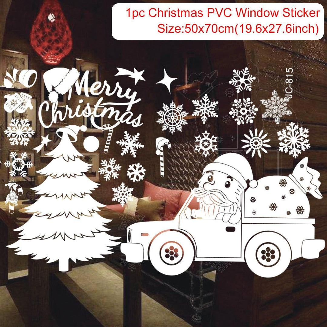Lisslune | Festive Holiday Party Sticker Set: Christmas & New Year Wall and Window Decoration