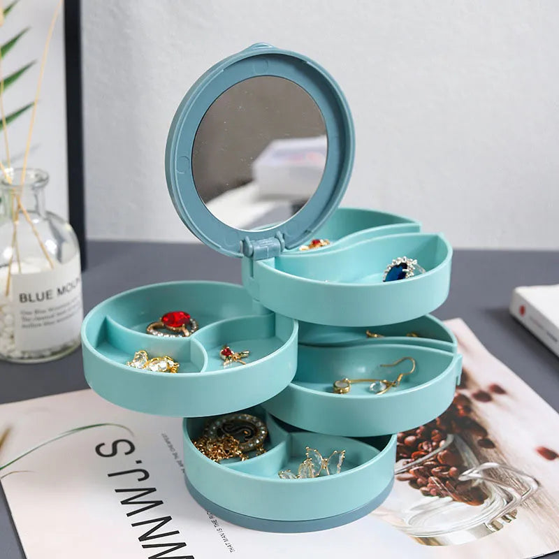 Lisslune | Multi-Layer Rotating  Jewelry Organizer Storage