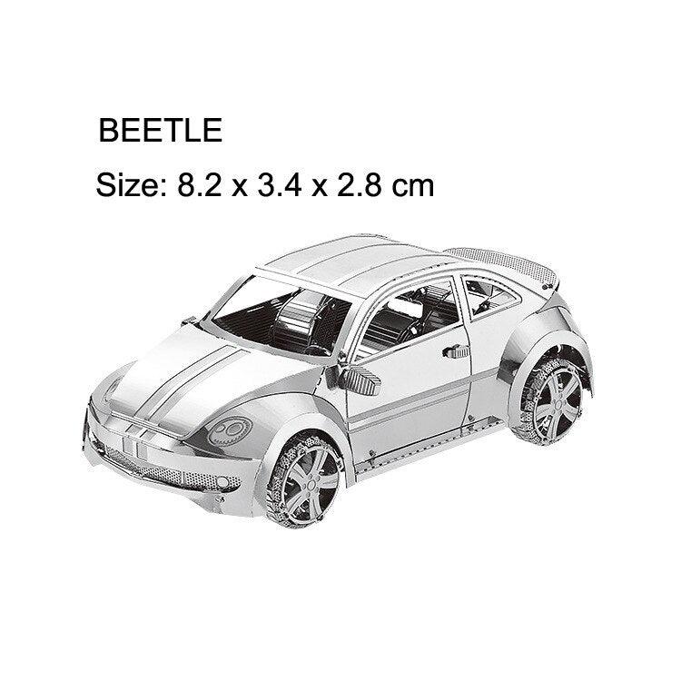 Lisslune | 3D Metal Race Model Building Kit for Creative Teens and Adults