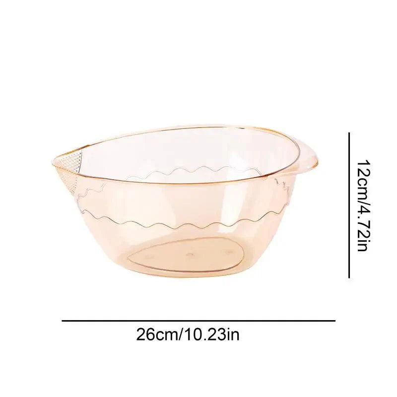 Lisslune | Ergonomic transparent rice cooker with fine drainage holes