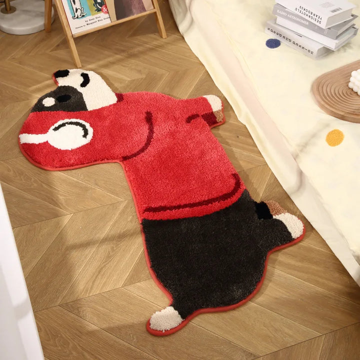 Rynx | Cartoon-Tufting-Dog-Bathroom-Mat soft stylish Animal-Rug Bedroom-Rug Living-Room-Floor-Mat Doormat aesthetic Home-Decoration