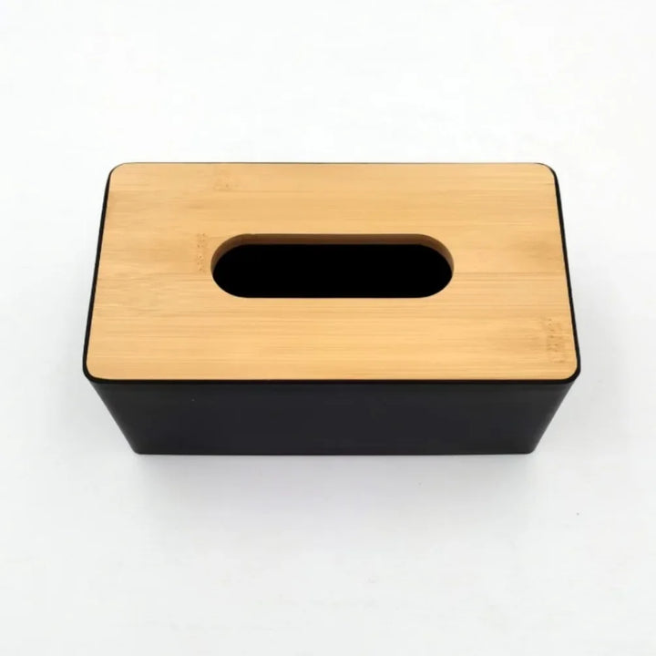 Rynx | Wood Element Box Thickened Box Office Household Paper Storage Box Elegant Car Tissue Holder Towel Dispenser Desk Decoration