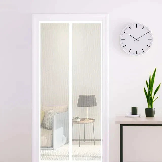 Lisslune | Slim Magnetic Door Curtain against Insects – Automatically Closing