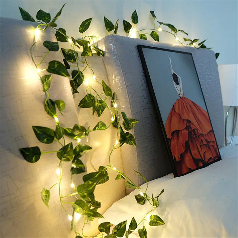 Lisslune | Artificial Vine Plants with LED Lights for Hanging