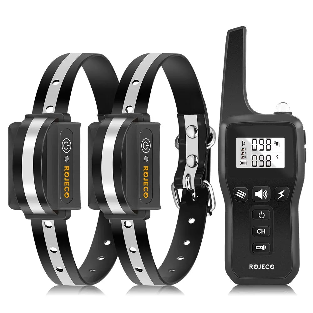 Lisslune | 1000m Dog Training Collar – Waterproof, Rechargeable with Remote Control for Small, Medium & Large Dogs