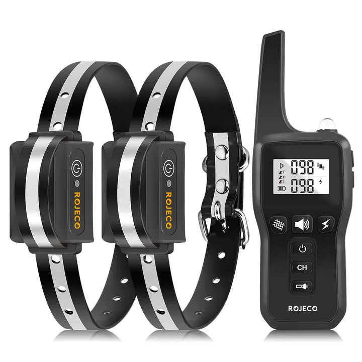 Lisslune | 1000m Dog Training Collar – Waterproof, Rechargeable with Remote Control for Small, Medium & Large Dogs
