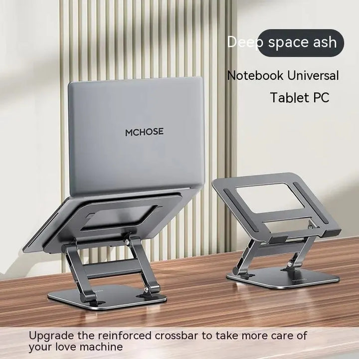 Lisslune | FlexFold Pro | Foldable Aluminum Laptop Stand | Portable & Ergonomic | Work comfortably anywhere