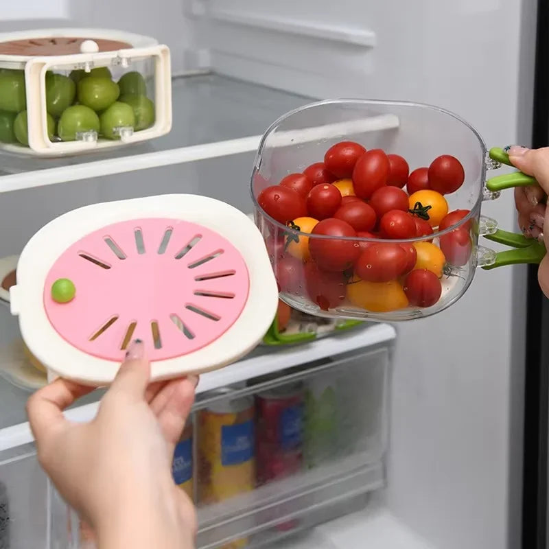 Lisslune | Dust-Proof Fruit Drainer Basket