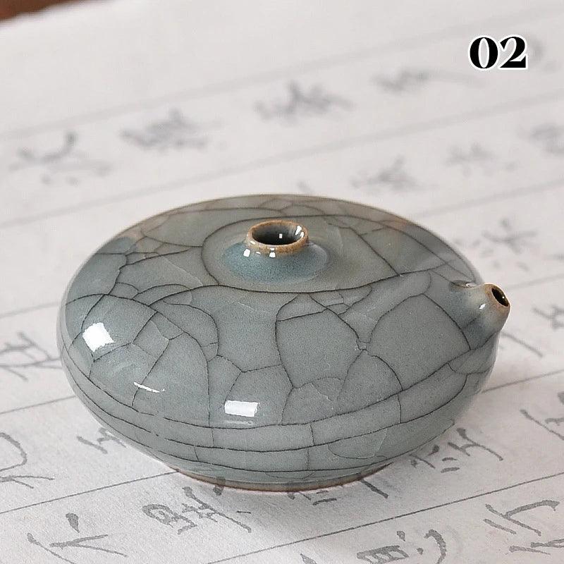 Lisslune | Artisans Water Drop Ceramic Ink Stone for Creative Inspiration