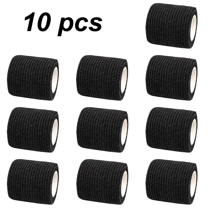 Rynx | 1/10 Roll Colored Sport Self-Adhesive Elastic Bandage Wrap Elastoplast For Knee Protectors Fingers Ankles Palms First-Aid Kit Pet Tool