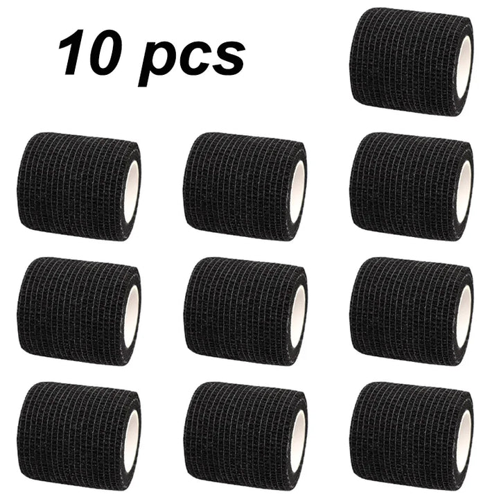 Rynx | 1/10 Roll Colored Sport Self-Adhesive Elastic Bandage Wrap Elastoplast For Knee Protectors Fingers Ankles Palms First-Aid Kit Pet Tool