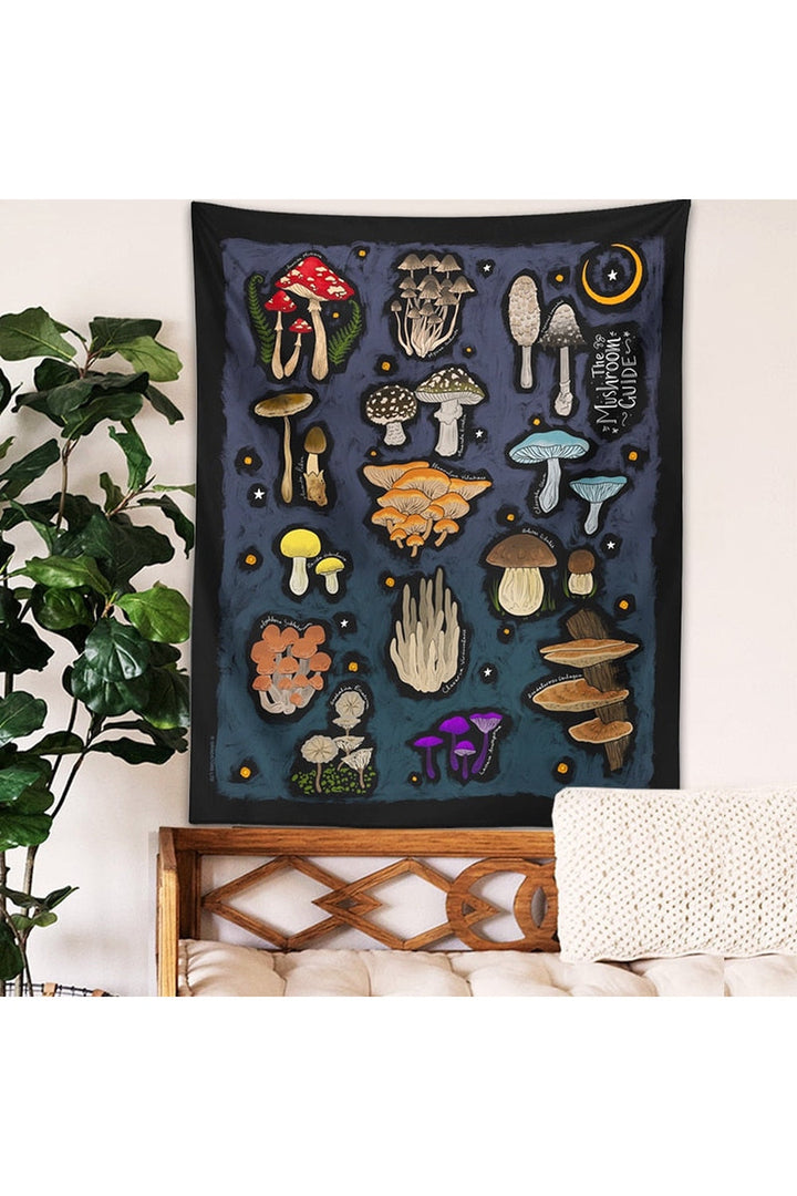 Lisslune | Moon Mushroom Tapestry