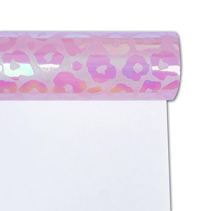 Lisslune | Leopard Print PU Leather Craft Roll - Essential Material for Creative Projects