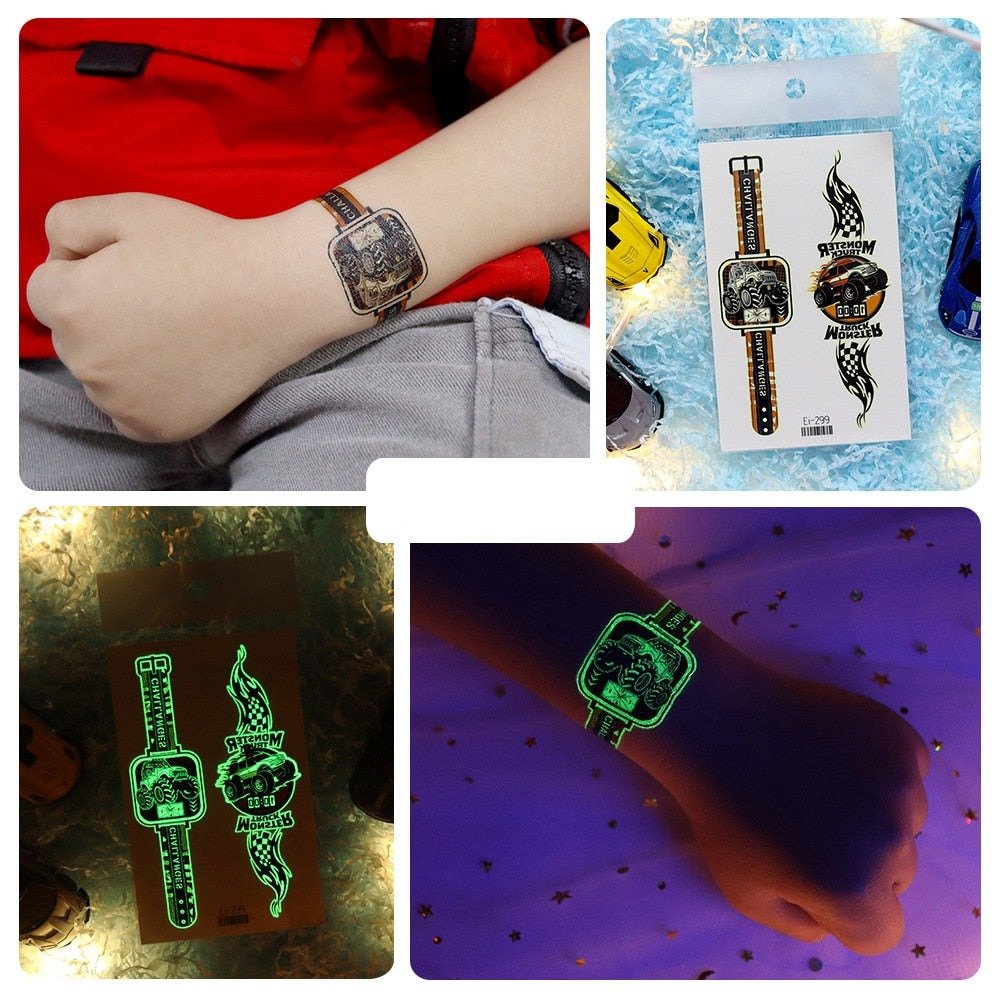 Lisslune | Luminous, washable watch tattoo stickers