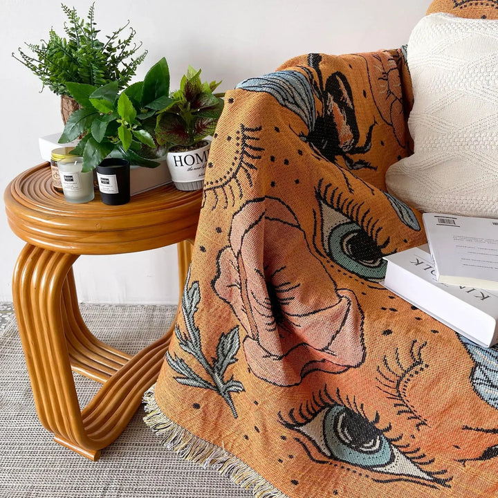 Lisslune | Bee & Eyes Garden Blanket