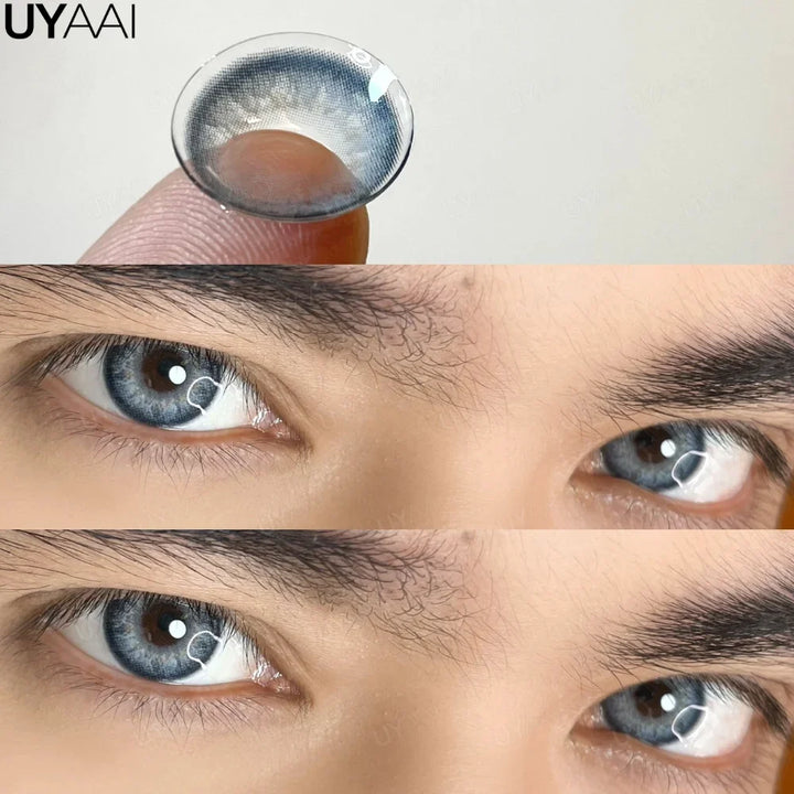 Rynx | 1 Pair Korean Lenses Black Spots Green Lenses Blue Lenses Gray Lenses Brown Lenses Colored Contact Lenses